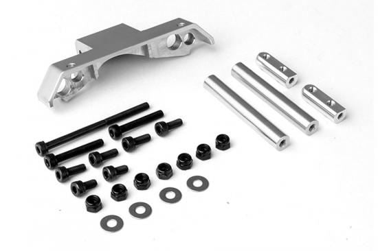 GMADE GS01 FRONT AXLE TRUSS UPPER LINK MOUNT (SILVER)