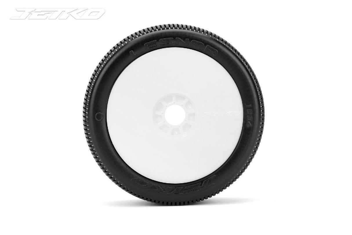 Jetko Lesnar Composite S.Soft 1:8 Buggy Pre-Glued White Revo Rims (2)