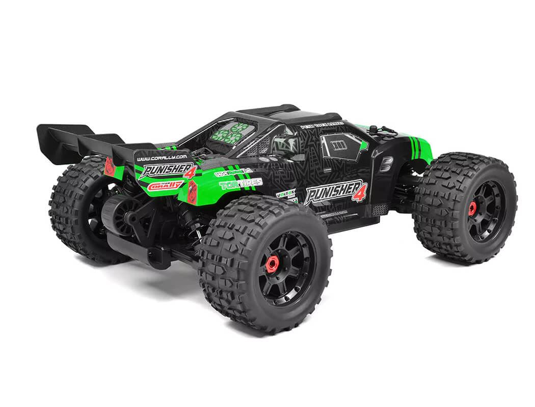 Corally Punisher 4 Brushless 4S Basher Truck Rtr - Green
