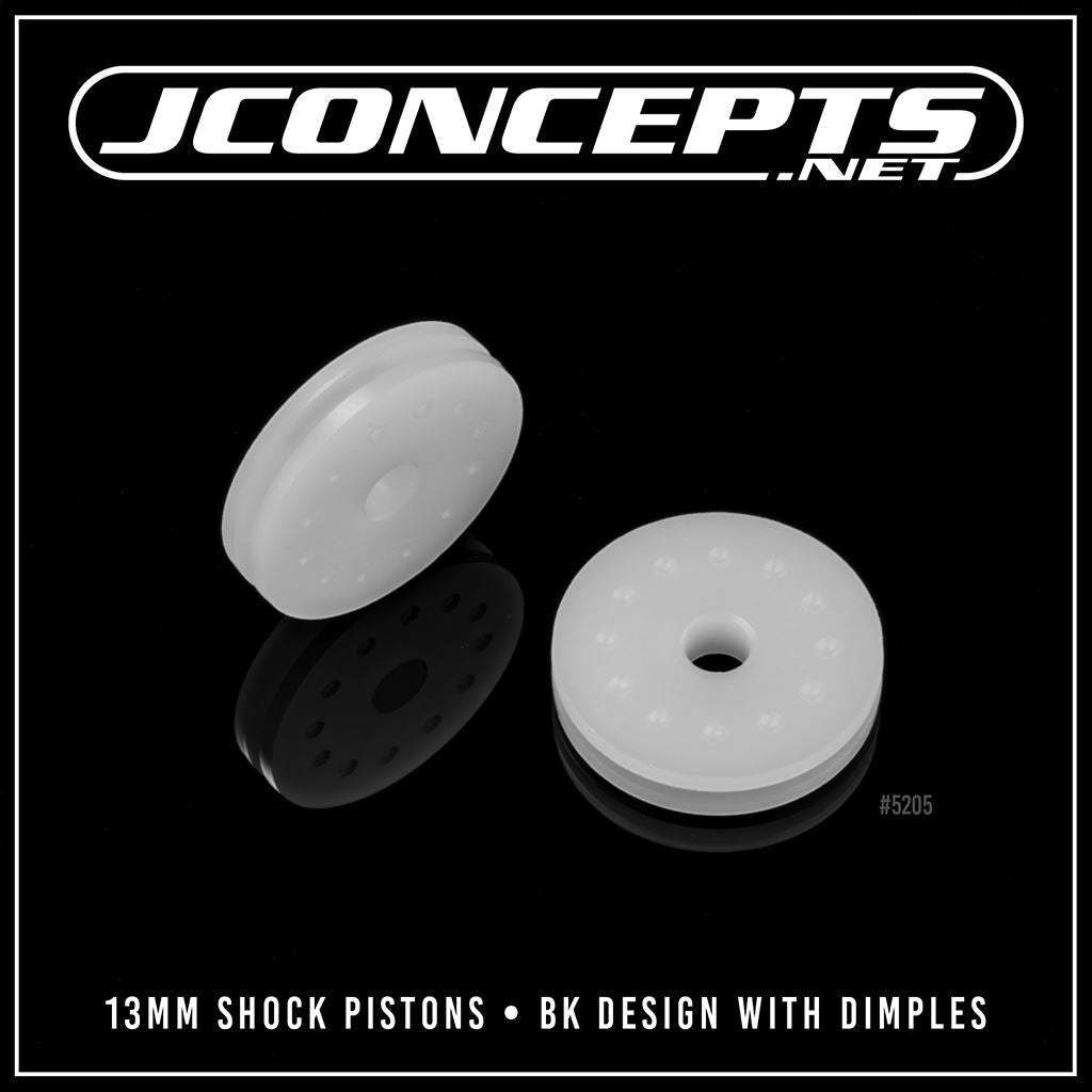 13Mm Shock Pistons Bk Design Dimples 2Pc