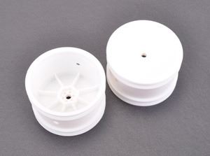 Schumacher Buggy Rear Wheels - 12mm Hex - White