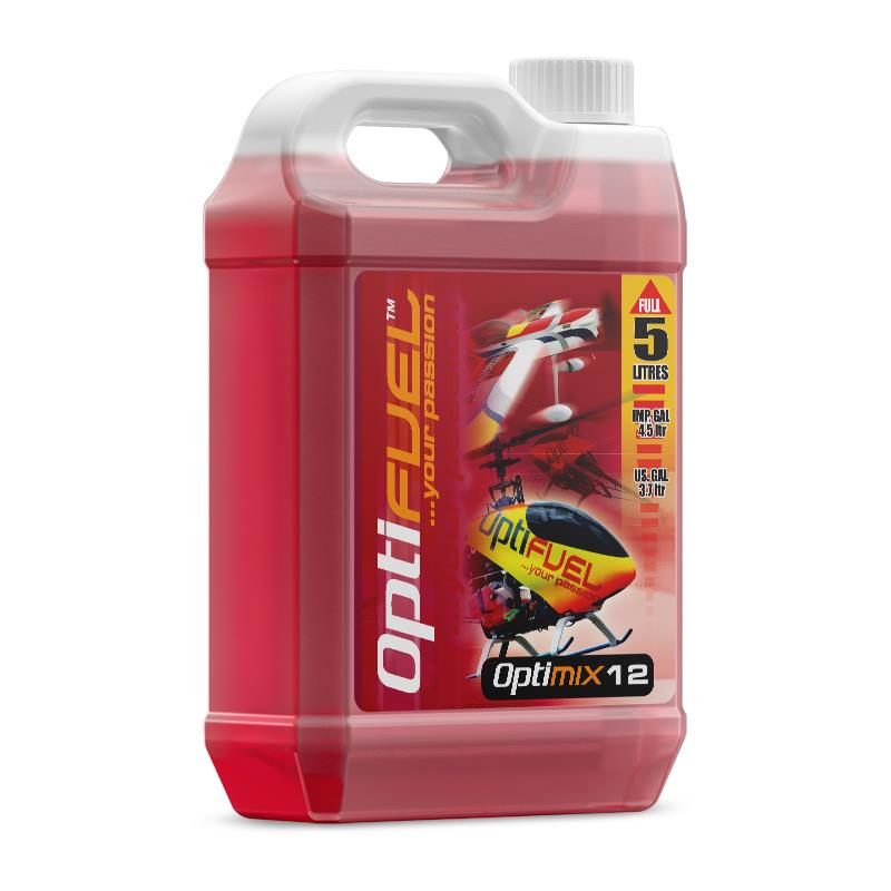 Optifuel Optimix 12% Nitro Aero / Heli 2-Stroke Fuel 5 Litres