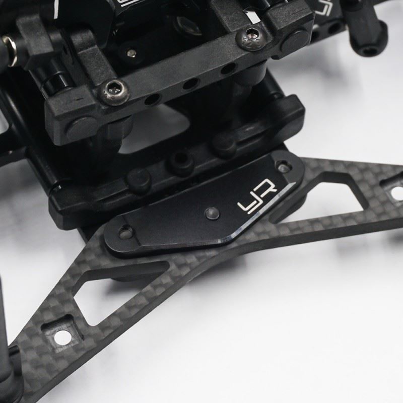 Yeah Racing Aluminum Graphite Super Lightweight Bumper Set For 3Racing Sakura D5