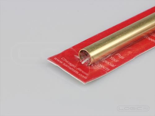 K&S Brass Tube 9.52 x 305mm (3/8 x 12")