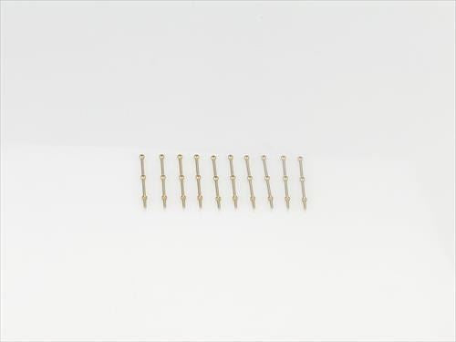 RACTIVE 2 Hole Stanchion, Brass 20mm (Pk10)