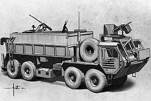 Italeri M985 Hemitt Gun Truck