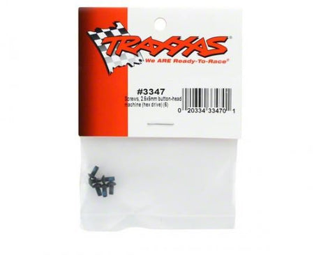 TRAXXAS Screws, 2.5x5mm button-head machine (hex drive) (6)