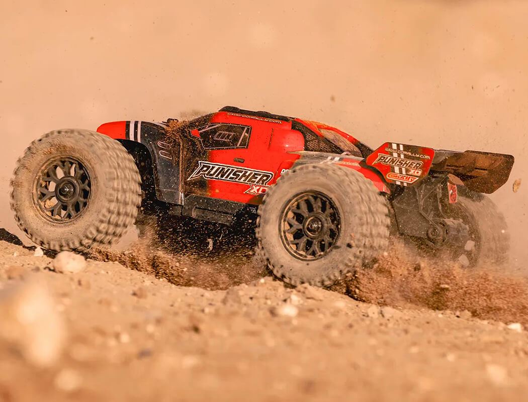 Corally Punisher Xd Rtr Truck - Red