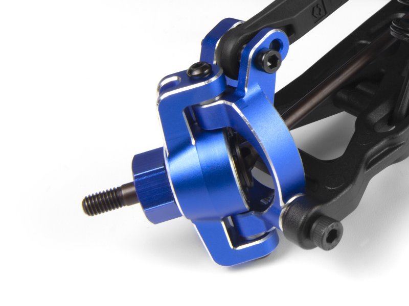Aluminium Steering Spindle Set (Blue/Left/Right)
