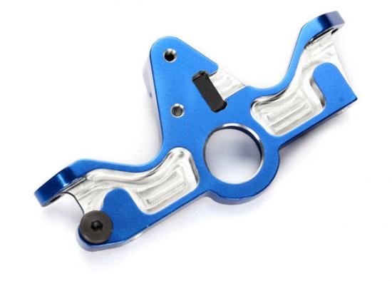 TRAXXAS Motor mount, 6061-T6 aluminium (blue-anodised)