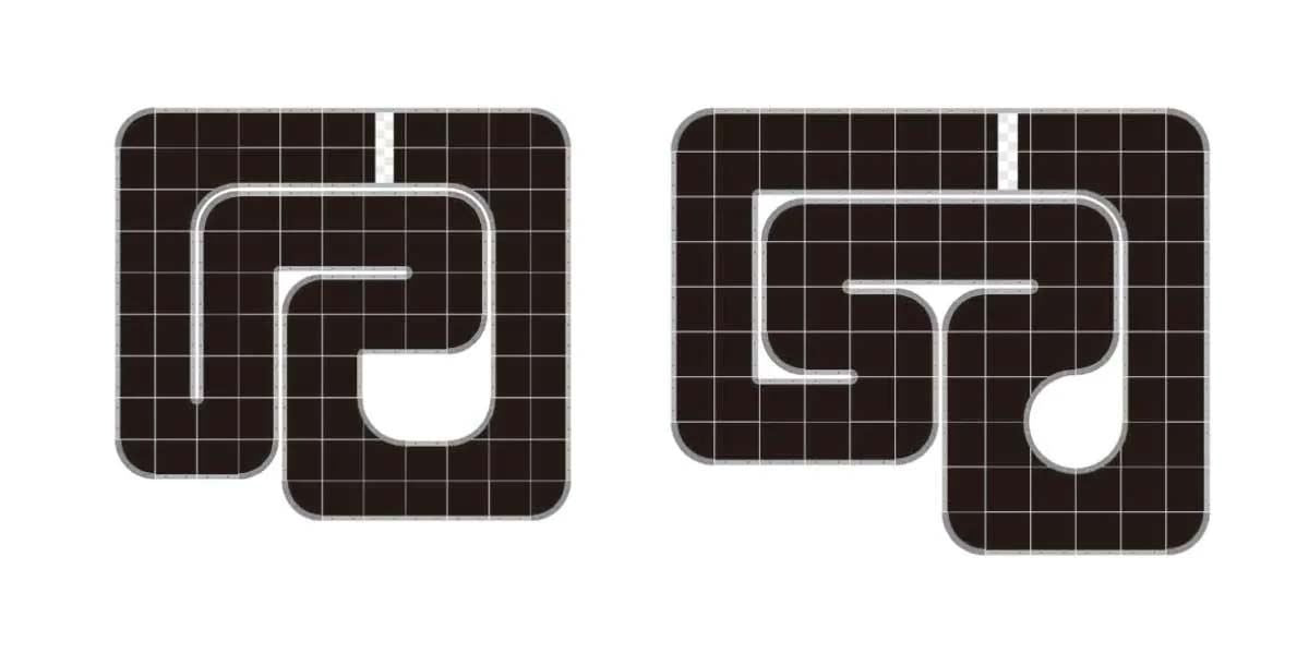 Kyosho Mini-Z Grand Prix Circuit50 Large Corner Set (16Pcs)