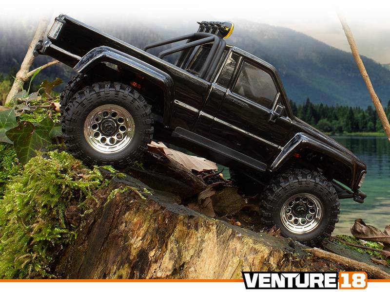 HPI Venture18 1985 Toyota Hilux SR5 Brushed - Black