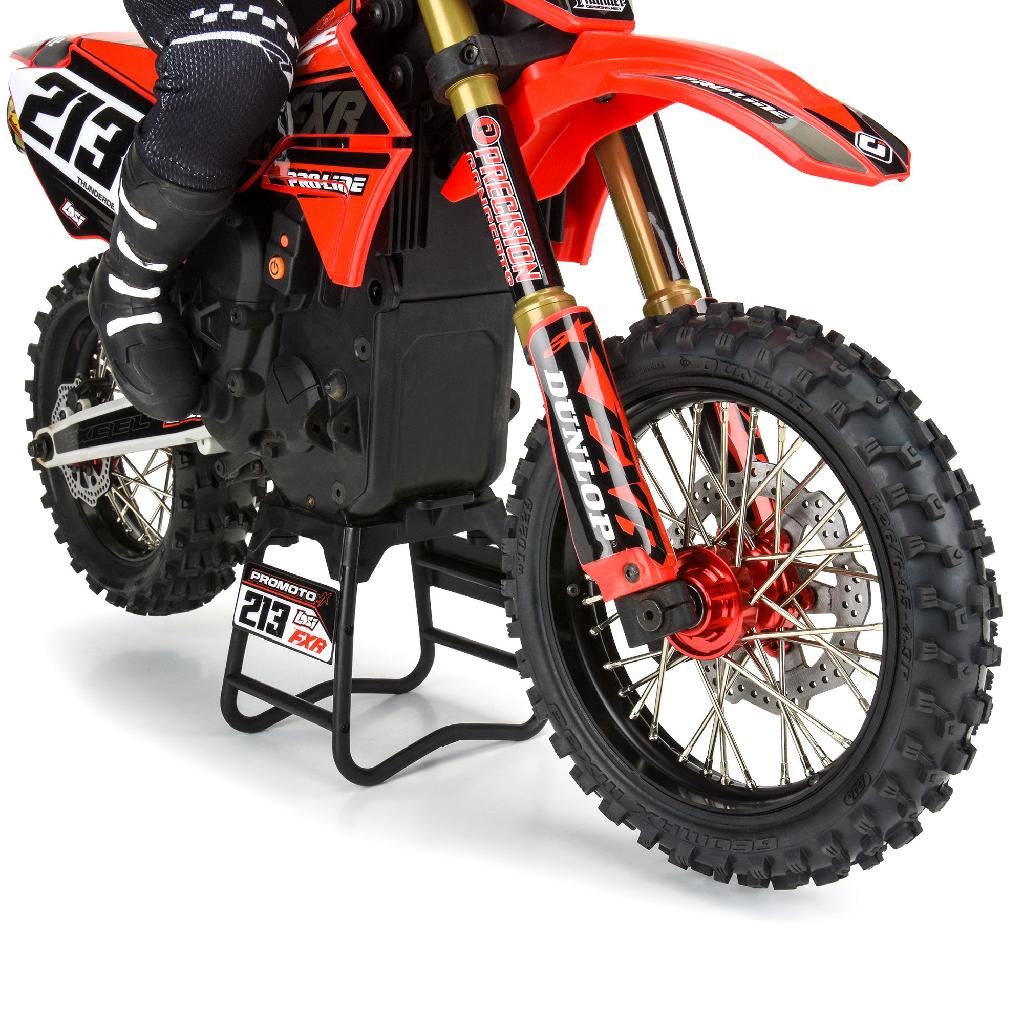 Pro 1/4 Pro-Spec Aluminum V2 Bead Front Wheel Black/Red (1): Pro