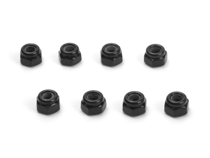 Flanged Lock Nut M2.5 (8Pcs)