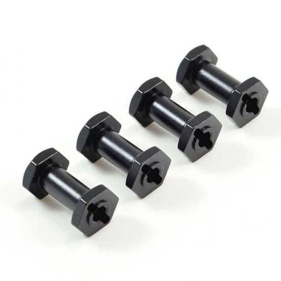 FTX OUTBACK ALUMINIUM WHEEL HEX W/PINS (2*10) EXTRA WIDE +5MM (4)