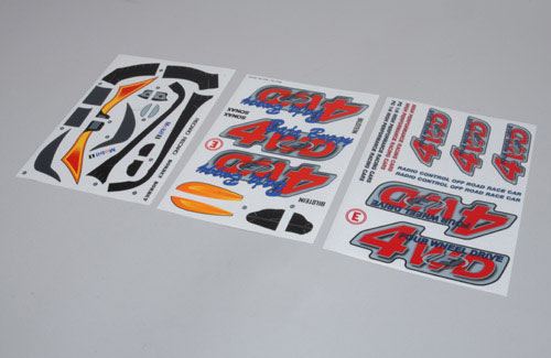 FG Modellsport Decals Baja Buggy 4WD RTR