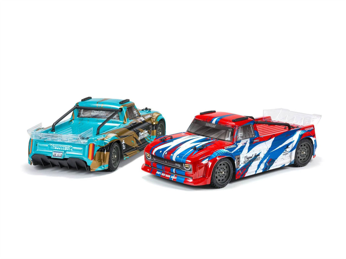 Arrma INFRACTION 4X4 1/8 MEGA Resto-Mod Truck RTR Int, Teal/Bronze