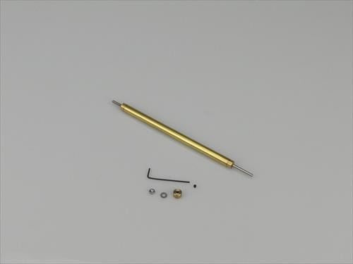 RACTIVE Fine Line Prop Shaft 4in M2/2mm Stainless 6mm dia Tube