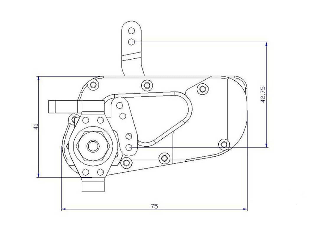 RC4WD BULLY 2 COMPETITION CRAWLER REAR AXLE