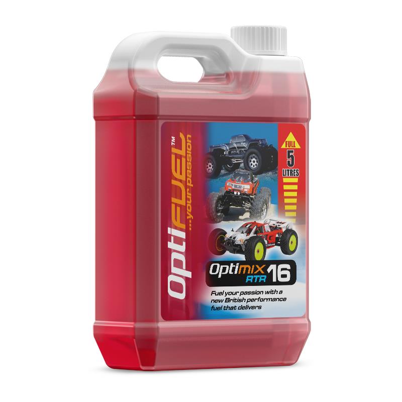 Optifuel Optimix RTR 16% Nitro Car Fuel 5 Litres