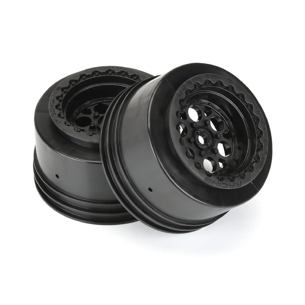 Proline 1/10 Showtime+ Wide Rear 2.2In/3.0In 12mm Drag Wheels (2) Blac