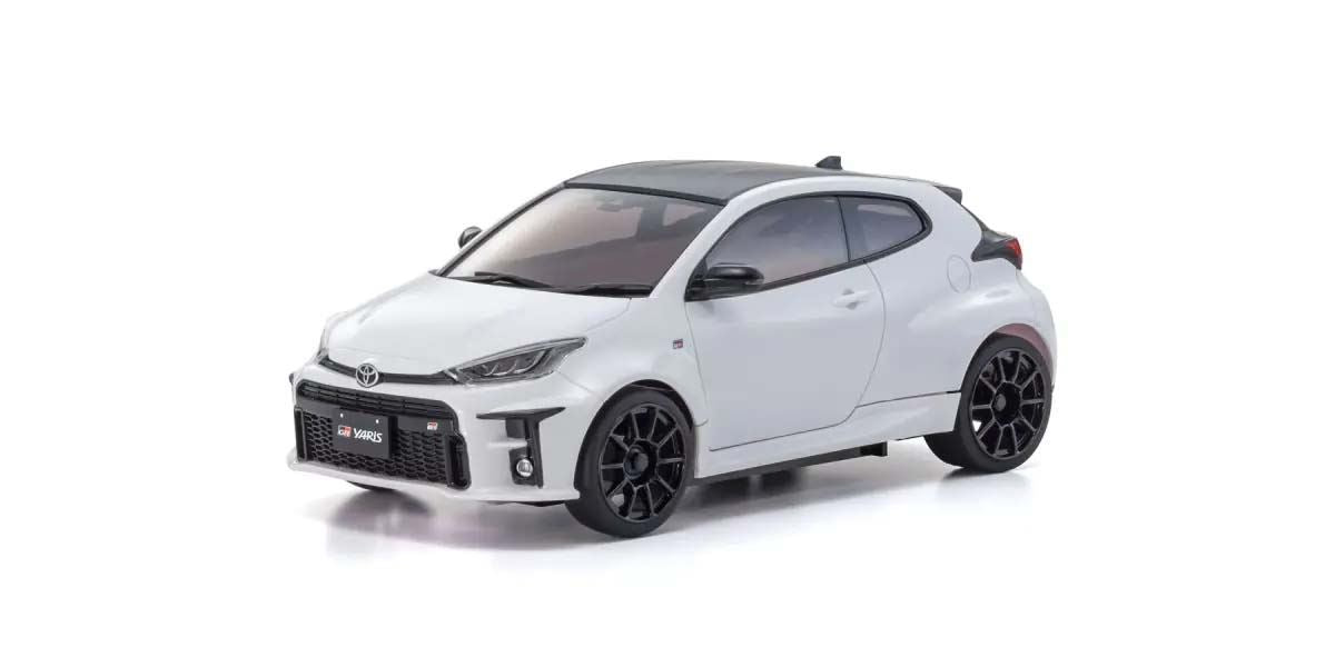 Kyosho Mini-Z Mr04 Rwd Toyota Yaris White (N-Hm/Kt531P) W/Gyro & Led