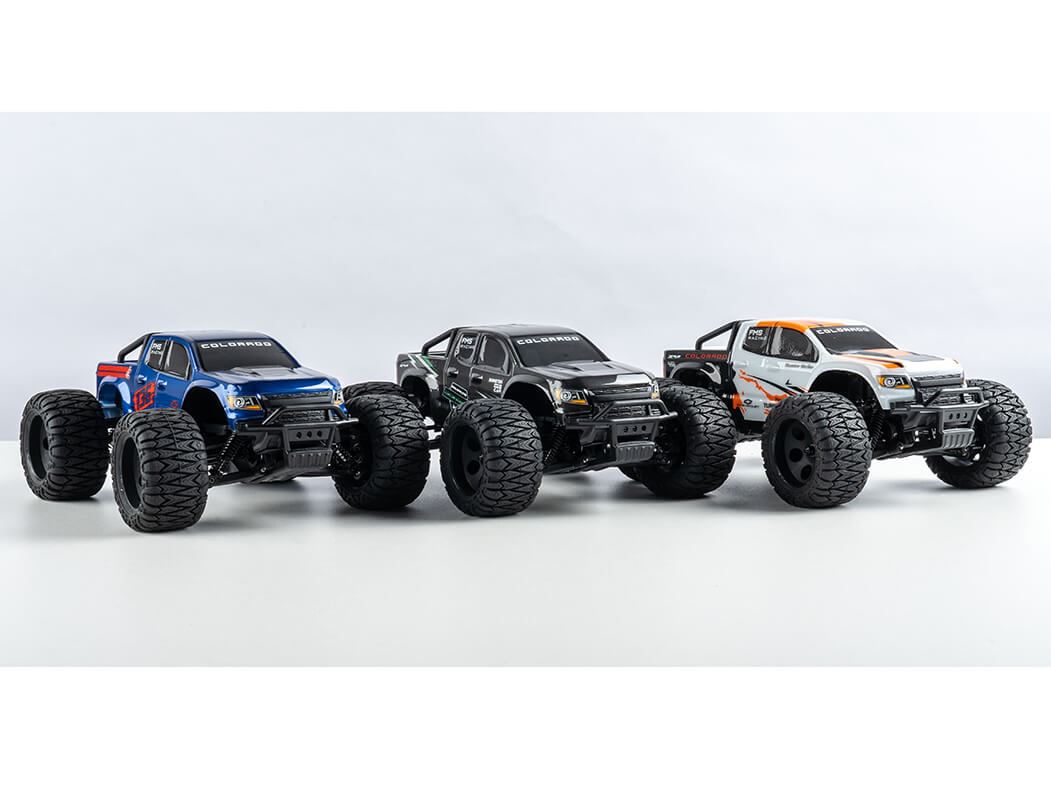 FMS FMT24 1/24TH CHEVROLET COLORADO TRUCK RTR - BLACK