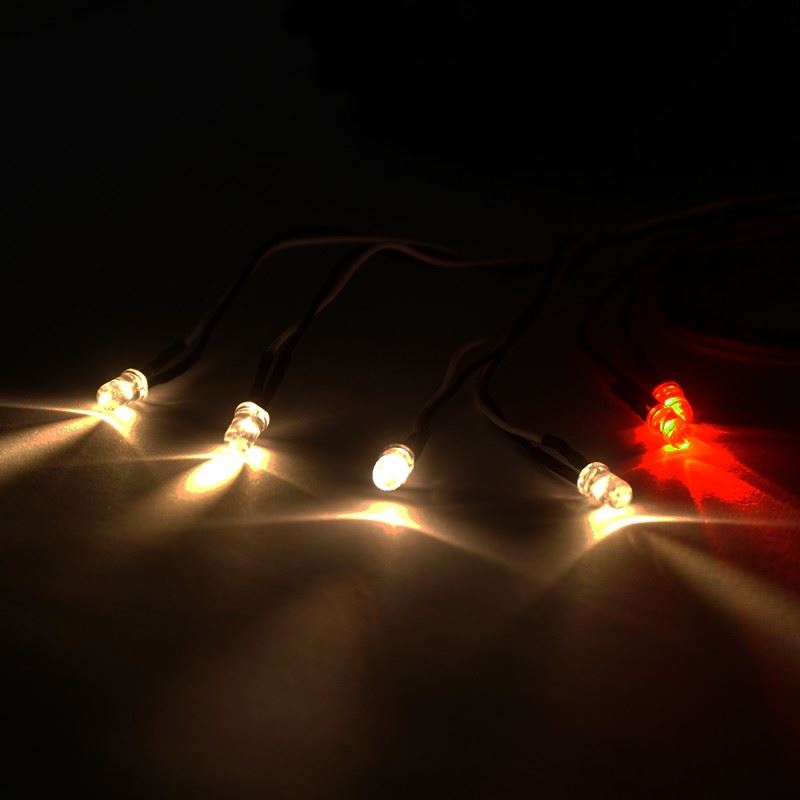 Yeah Racing Ultra Bright Front & Rear LED Light Kit for 1/10 EP & GP