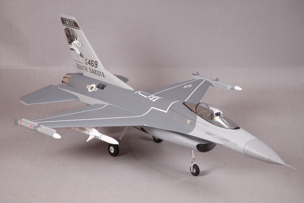 Fms F16 875Mm Jet Fighter 70Mm Edf Artf Grey W/O Tx/Rx/Batt