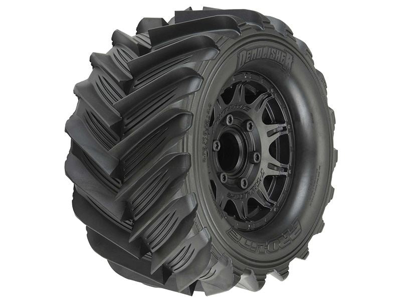 PROLINE DEMOLISHER 2.8 TYRES RAID BLK 6X30 R/HEX 12MM WHEEL