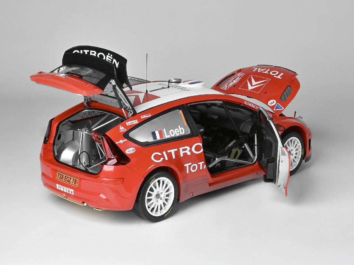 Ixo (Parent) Citroën C4 Wrc 2008 Red 1/8 Scale Full Metal Kit