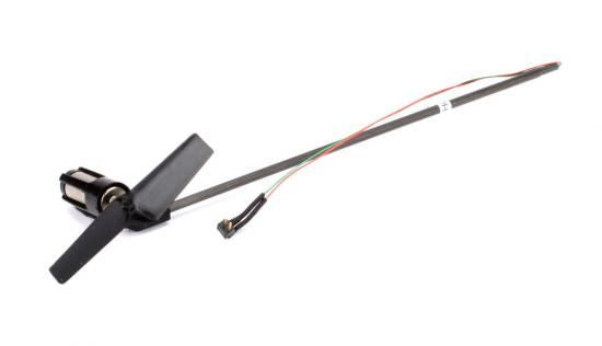 BLH Tail Boom Assembly w/Tail Motor/Rotor/Mount: nCP X