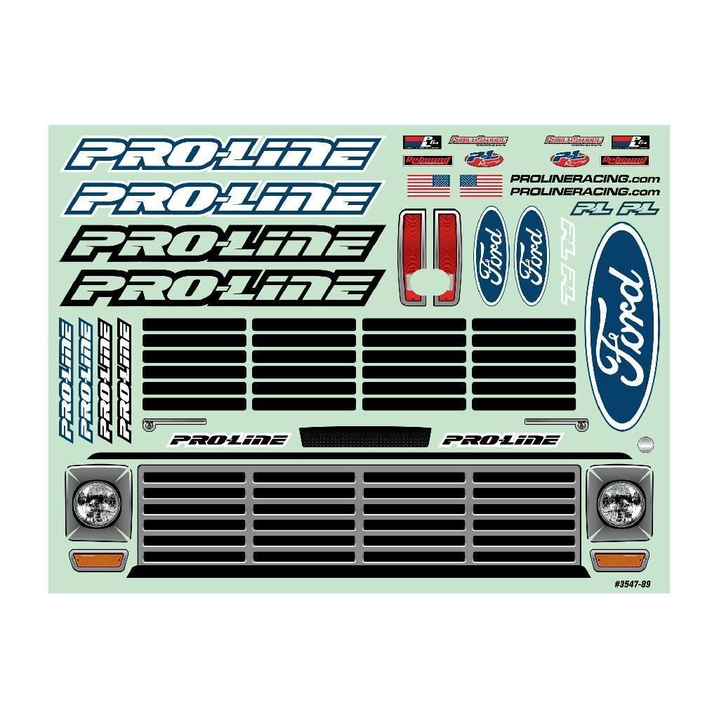 Proline 1/7 Pre-Cut 1967 Ford F-100 Truck Clear Body: Unlimited Dese