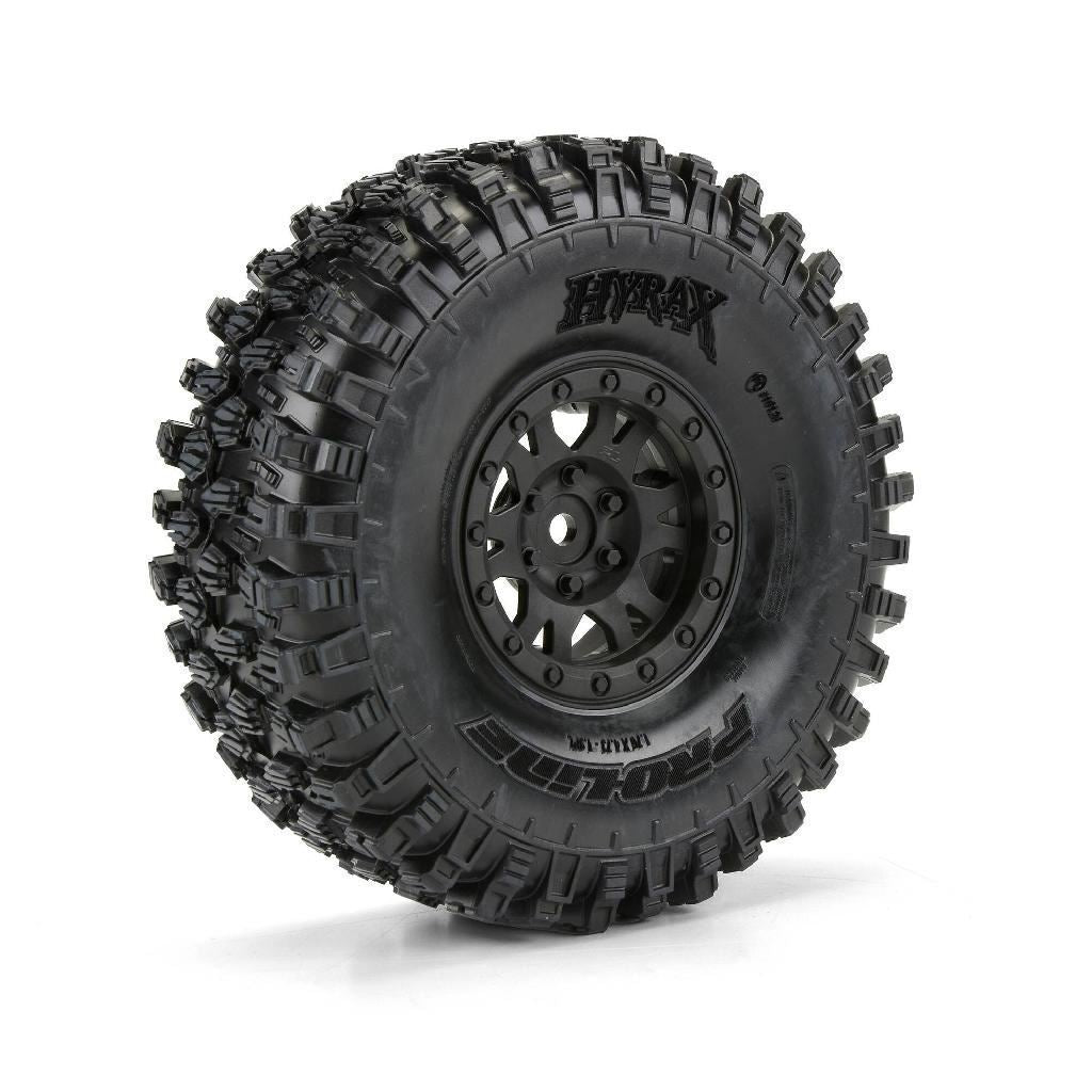 Proline 1/10 Hyrax G8 F/R 1.9In Crawler Tires Mounted 12mm Black Impu