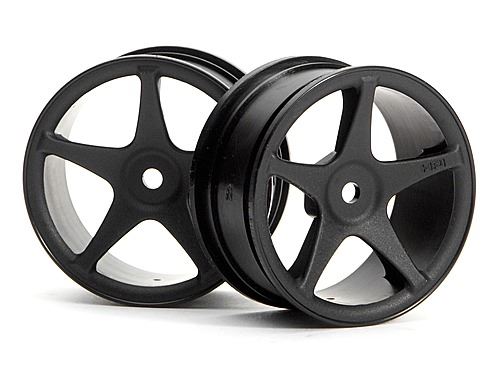 HPI Super Star Wheels 26mm Black (1mm Offset)