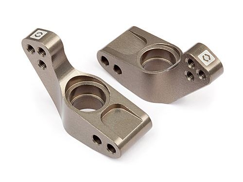 HPI Aluminum Rear Hub Carrier Set (0 Deg/Hard Anodize)