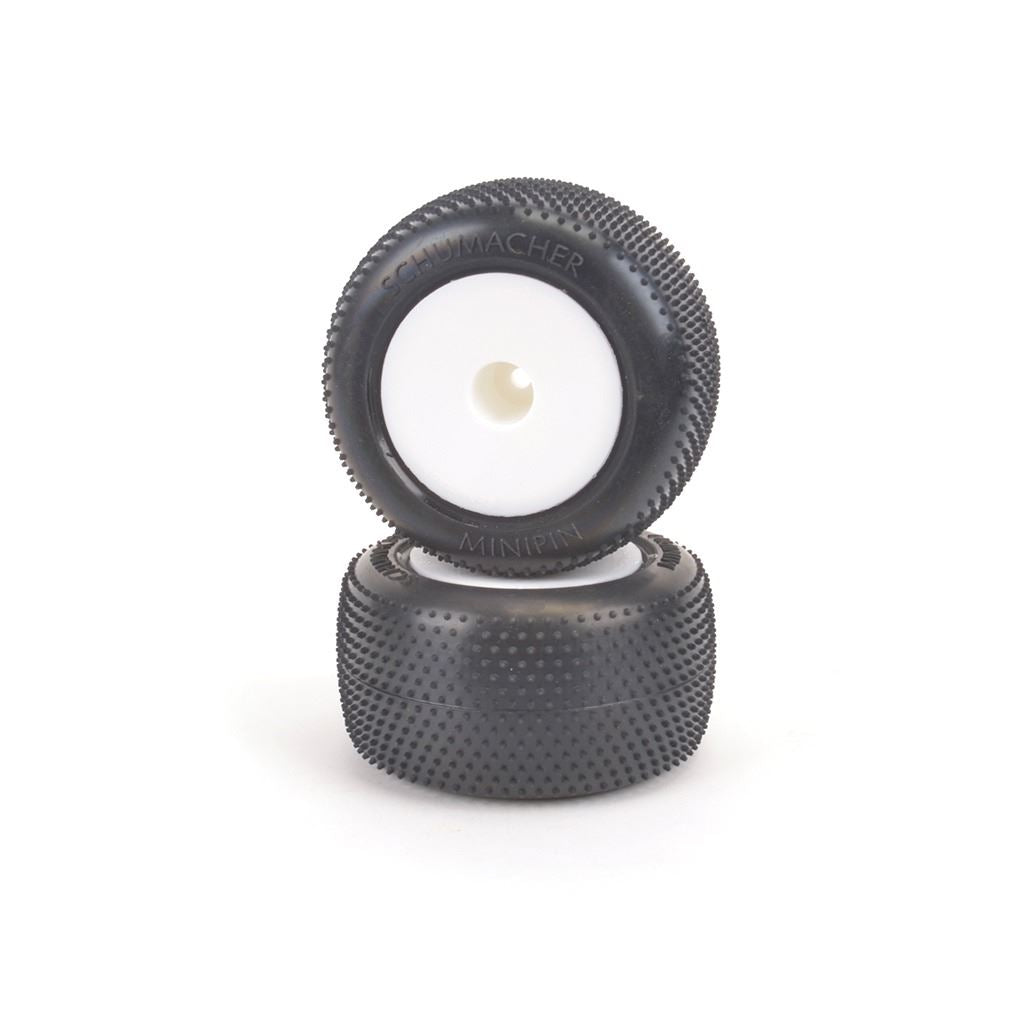 Schumacher Mini Pin - Yell-Truck Tyre - Pre-Glued PR