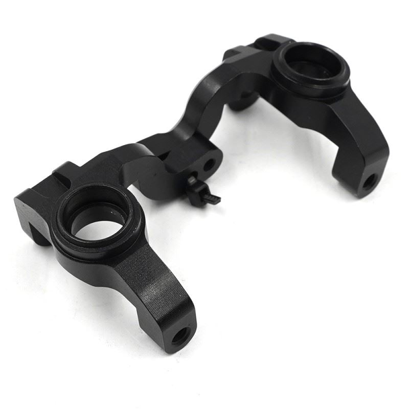 Yeah Racing Aluminum 7075 Front Steering Knuckles Black For Tamiya XV-01