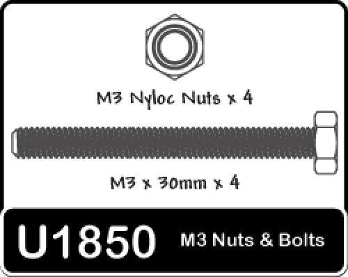 Schumacher Speed Pack - M3 X 30mm Hex Hd