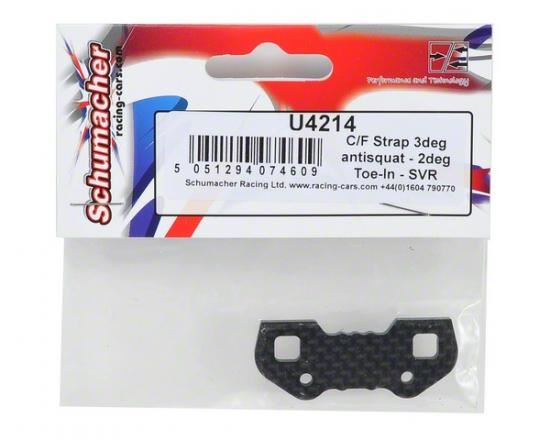 Schumacher Carbon Fibre Strap - 3 Degree Antisquat - 2 Degree Toe In - Cougar SVR