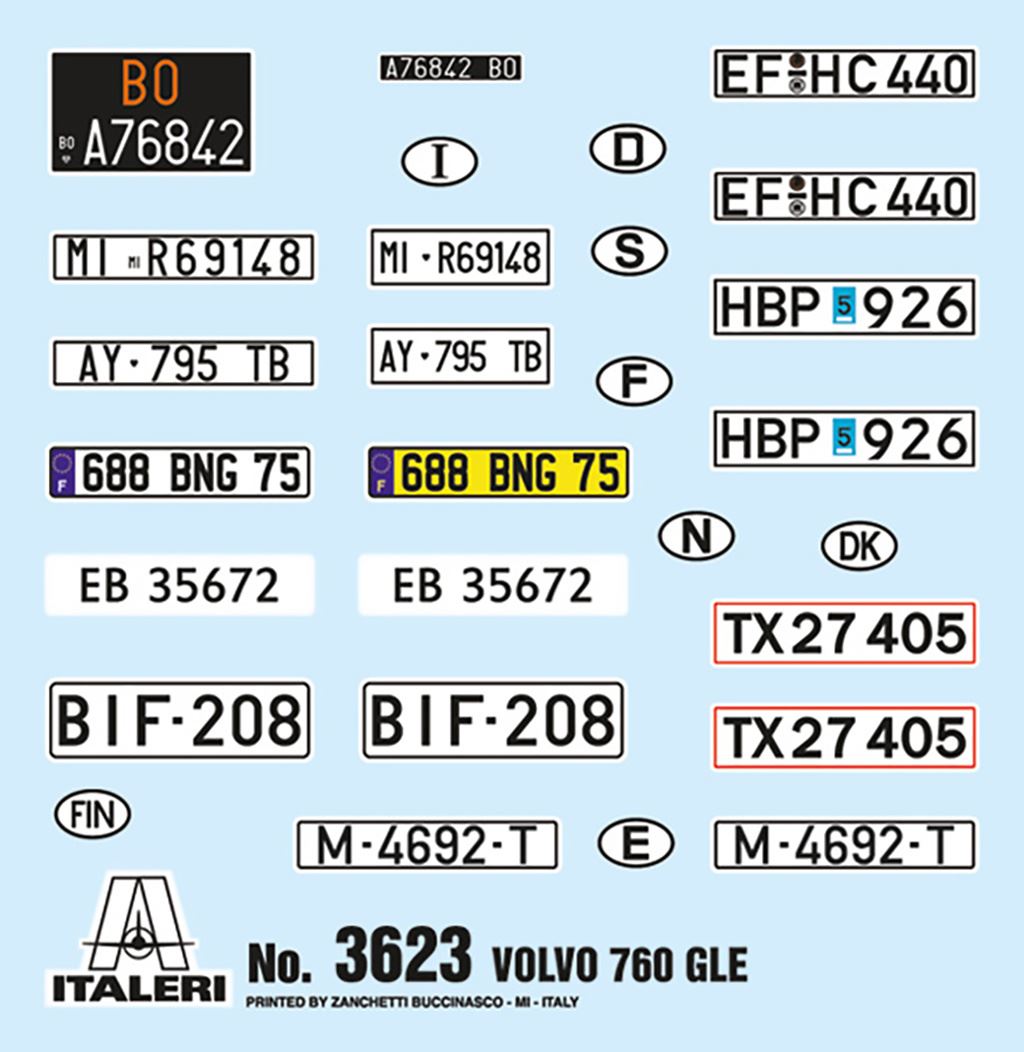 Italeri Volvo 760 GLE