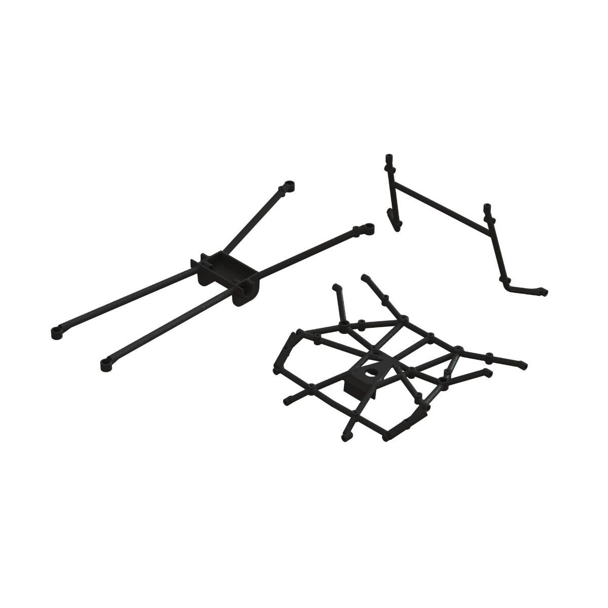 Arrma Body Cage Inner Supports, Black