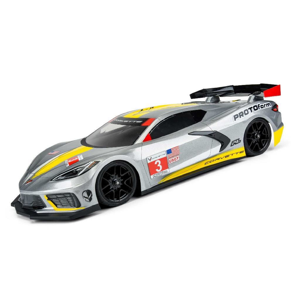 PRM 1/10 Chevrolet Corvette C8 Clear Body: 190mm Touring Car