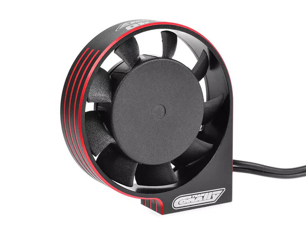 CORALLY ESC ULTRA HIGH SPEED FAN XF-40 BEC CONN. 40MM BK/RE