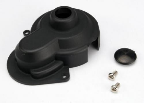 TRAXXAS Dust cover/rubber plug (w/ screws) (Stampede/Rustler)