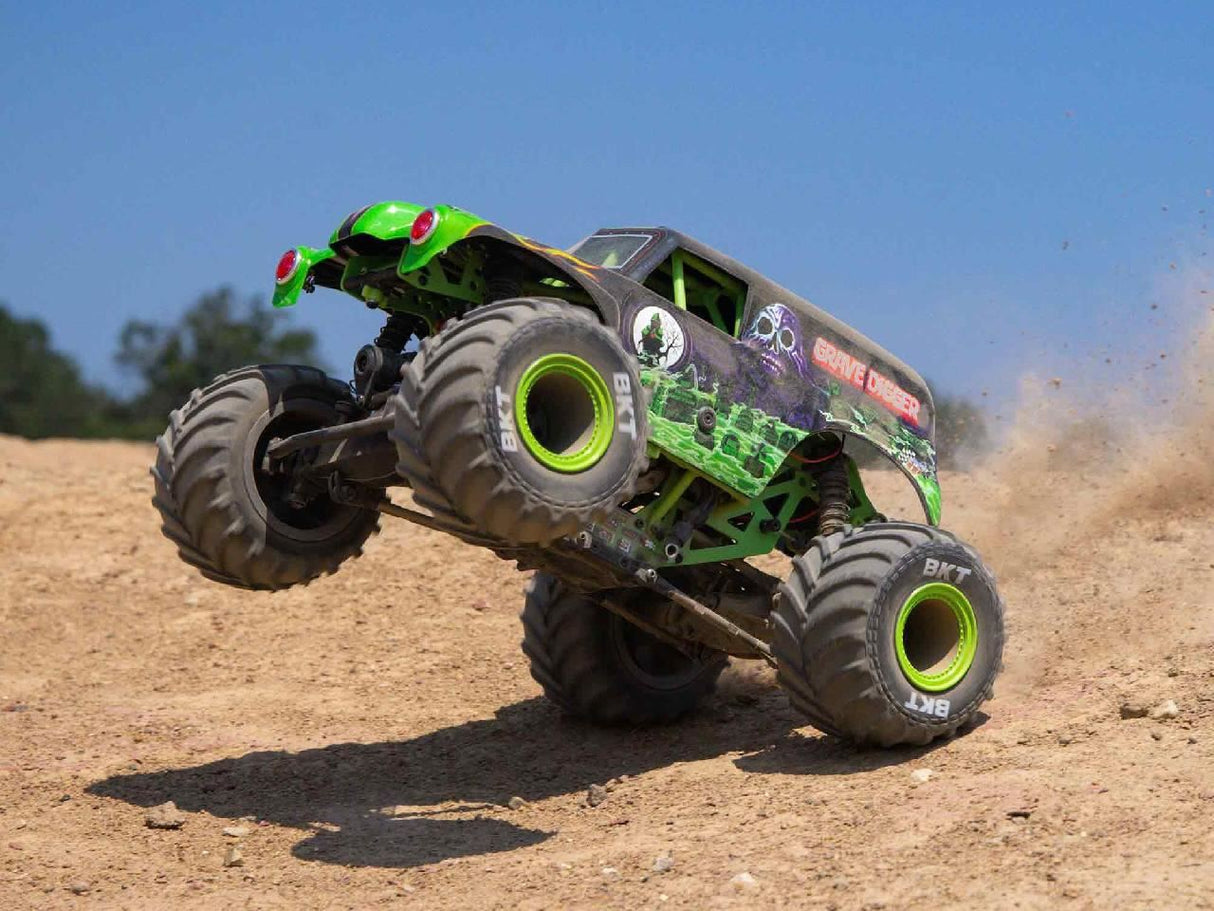 Losi 1/18 Mini LMT 4X4 Brushed Monster Truck RTR, Grave Digger