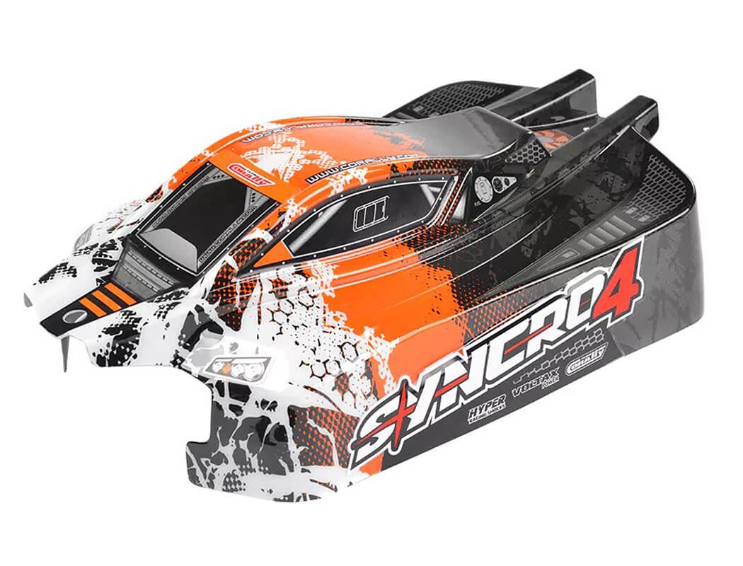 Corally Polycarbonate Painted Body Syncro 4 Orange