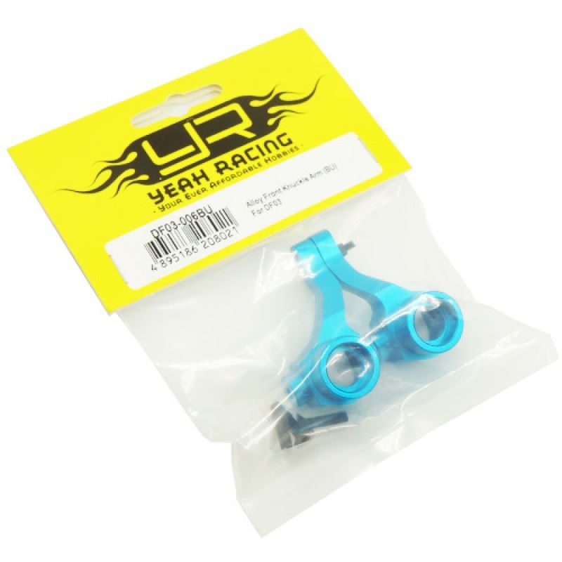 Yeah Racing Alloy Front Knuckle Arm (BU) For Tamiya DF03 / DF03-RA