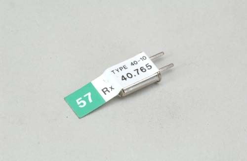 Futaba Ch 76 (57)(40.765)FM Rx Xtl DC