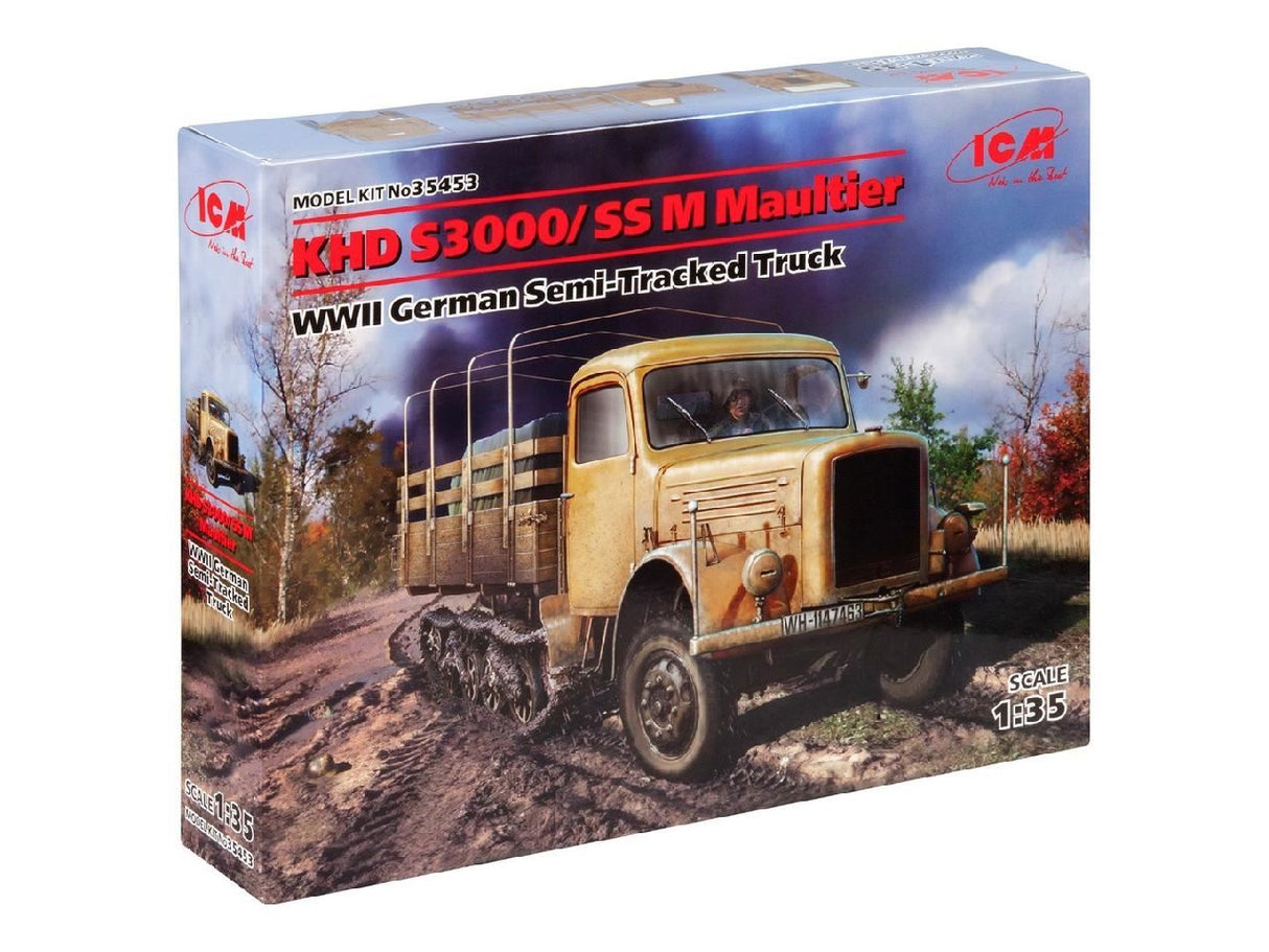 Icm Khd S3000/Ss M Maultier, Wwii German Semi-Tracked Truck